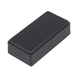 Carcasă universală neagră SOAP 1 ABS 39mm x 78mm x 23mm | Electronic-mag.ro | Componente Electronice