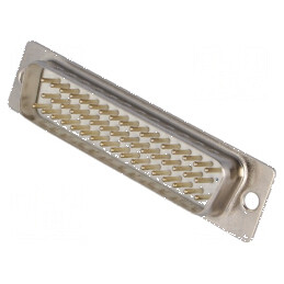 Conector D-Sub 50 PIN Soclu Tată Drept THT 5A 15mΩ Aurit | Electronic-mag.ro | Componente Electronice