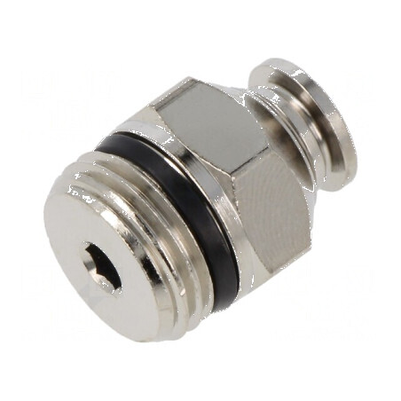 Racord push-in simplu 3/8" - Alamă nichelată 0,99-20bar | Electronic-mag.ro | Componente Electronice