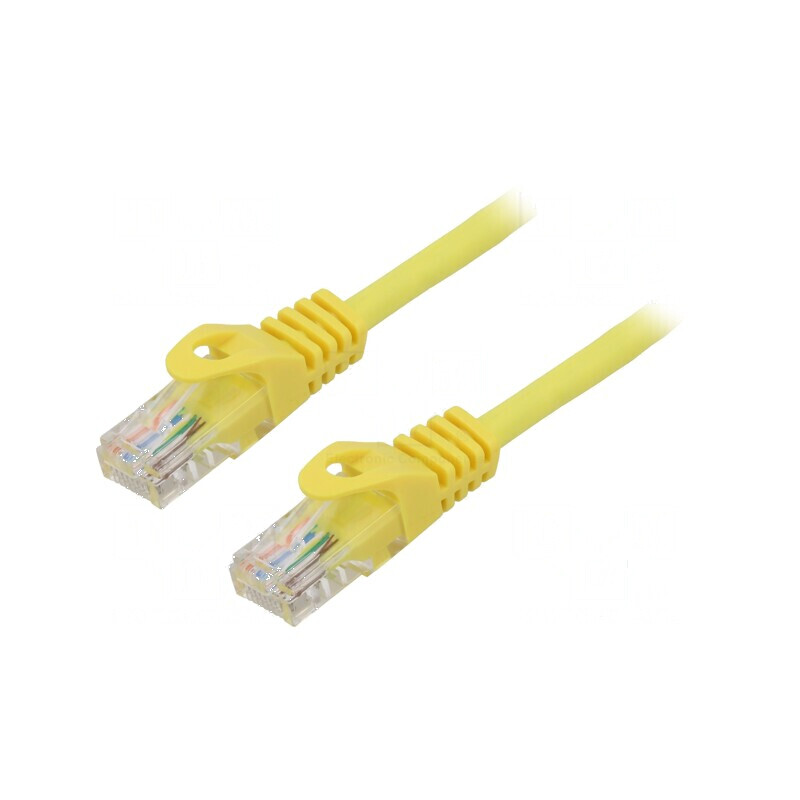 Cablul de rețea U/UTP 5e 10m CCA PVC galben 26AWG | Electronic-mag.ro | Componente Electronice Cablul de rețea U/UTP 5e 10m CCA PVC galben 26AWG | Electronic-mag.ro | Componente Electronice