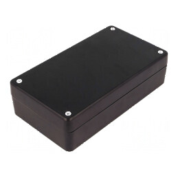 Carcasă universală ABS neagră 84mm x 154mm x 42mm | Electronic-mag.ro | Componente Electronice