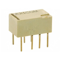 Releu electromagnetic DPDT 5VDC 2A 0,5A/125VAC | Electronic-mag.ro | Componente Electronice