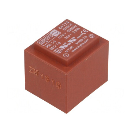 Transformator încapsulat 2,3VA 117VAC 24V 96mA pentru PCB | Electronic-mag.ro | Componente Electronice