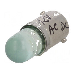 Lampă LED verde BA9S 12V 12VAC | Electronic-mag.ro | Componente Electronice