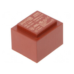Transformator încapsulat 1,5VA 230VAC 18V 83mA PCB | Electronic-mag.ro | Componente Electronice