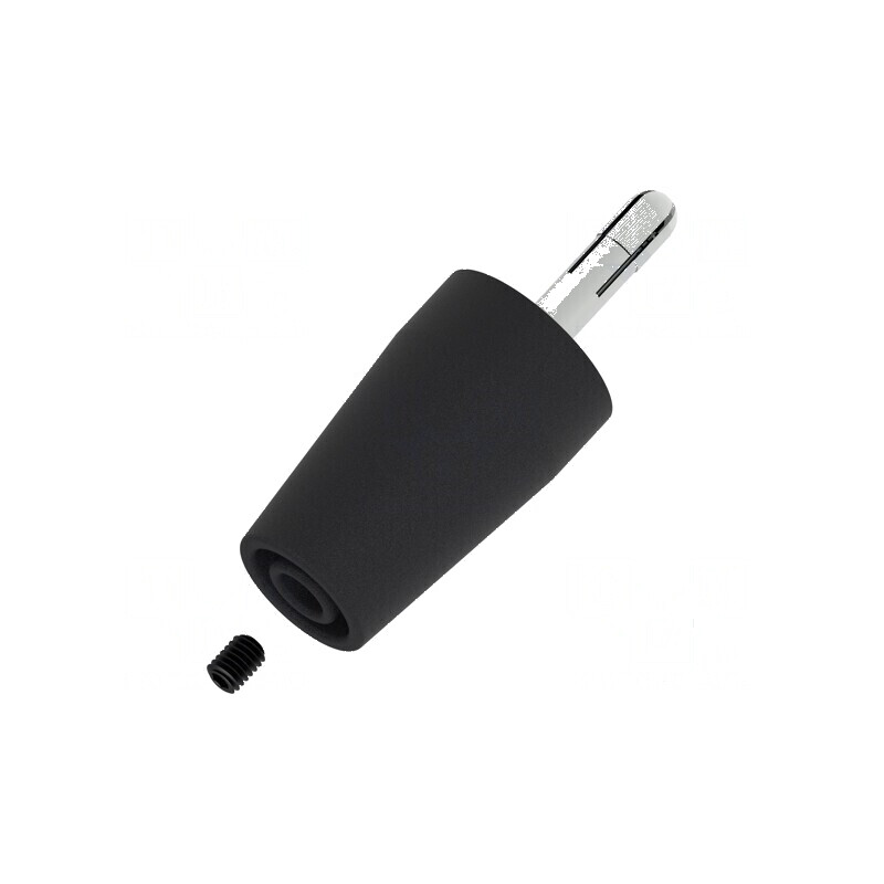 Conector banană 4mm negru neizolat nichelat 43mm | Electronic-mag.ro | Componente Electronice Conector banană 4mm negru neizolat nichelat 43mm | Electronic-mag.ro | Componente Electronice