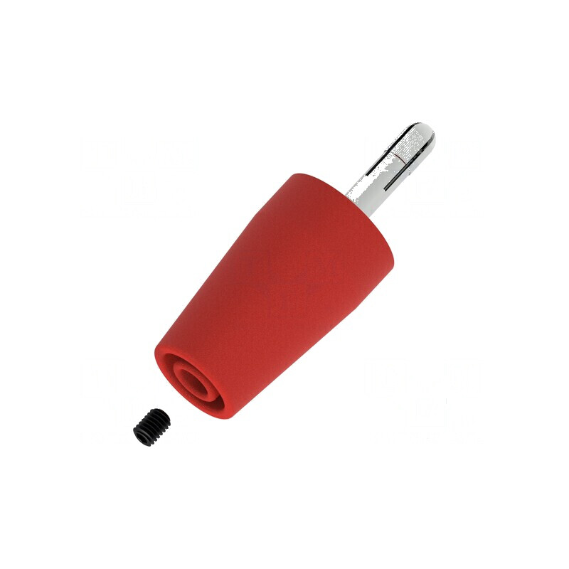 Conector banană 4mm roşie neizolată 43mm nichelată | Electronic-mag.ro | Componente Electronice Conector banană 4mm roşie neizolată 43mm nichelată | Electronic-mag.ro | Componente Electronice