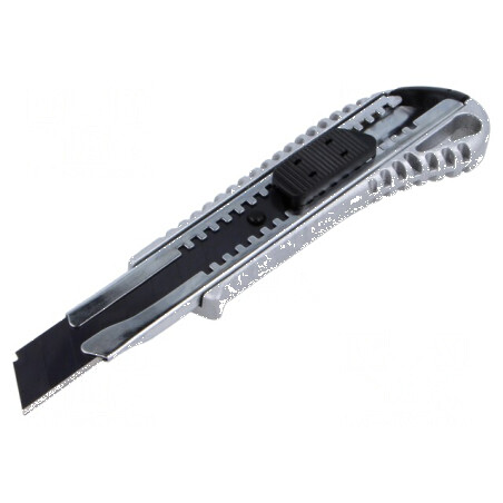 Cuțit universal 18mm cu dispozitiv de blocare, BLACK TIGER | Electronic-mag.ro | Componente Electronice
