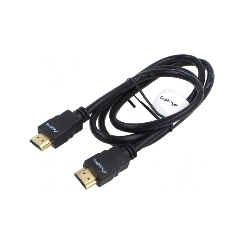 Cablu HDMI 1.4 1m PVC negru 30AWG | Electronic-mag.ro | Componente Electronice Cablu HDMI 1.4 1m PVC negru 30AWG | Electronic-mag.ro | Componente Electronice