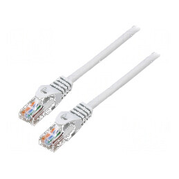Patch cord U/UTP 5e 10m 26AWG CCA PVC gri | Electronic-mag.ro | Componente Electronice