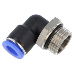 Racord push-in unghi 90° rotativ 0,95÷15bar 0÷60°C | Electronic-mag.ro | Componente Electronice