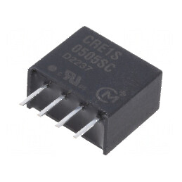 Convertor DC/DC 1W 2,97-3,63V la 5VDC 200mA SIP | Electronic-mag.ro | Componente Electronice