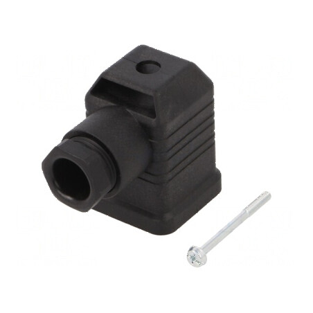 Conector cu valvă 18mm mamă PIN 4 unghi 90° | Electronic-mag.ro | Componente Electronice