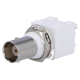 Conector BNC soclu mamă 50Ω THT pentru montare pe panou | Electronic-mag.ro | Componente Electronice