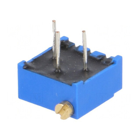 Potențiometru 10kΩ 500mW THT Multitură ±10% | Electronic-mag.ro | Componente Electronice