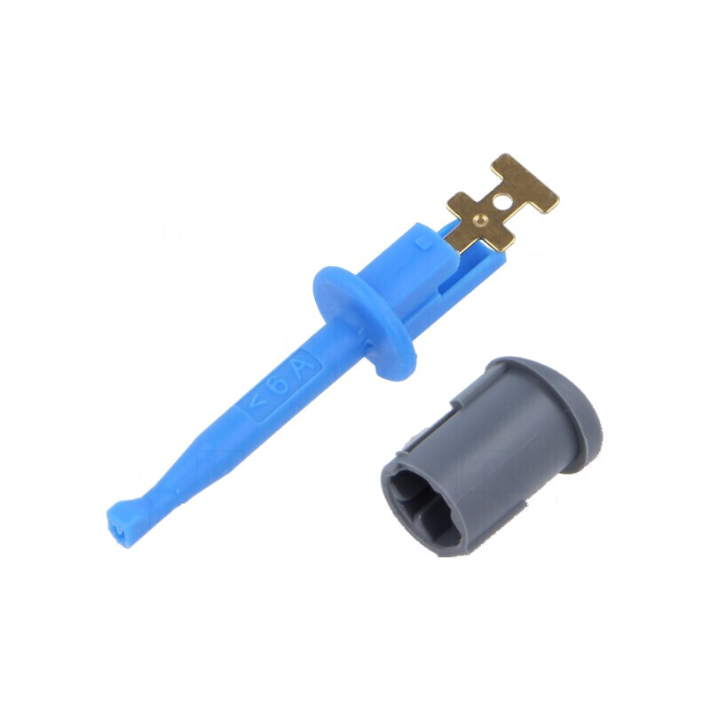 Clips de măsurare cu cârlig 6A 70VDC albastru 33VAC | Electronic-mag.ro | Componente Electronice Clips de măsurare cu cârlig 6A 70VDC albastru 33VAC | Electronic-mag.ro | Componente Electronice