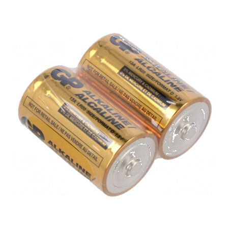 Baterie alcalină D 1,5V nereîncărcabilă 2 bucăți | Electronic-mag.ro | Componente Electronice