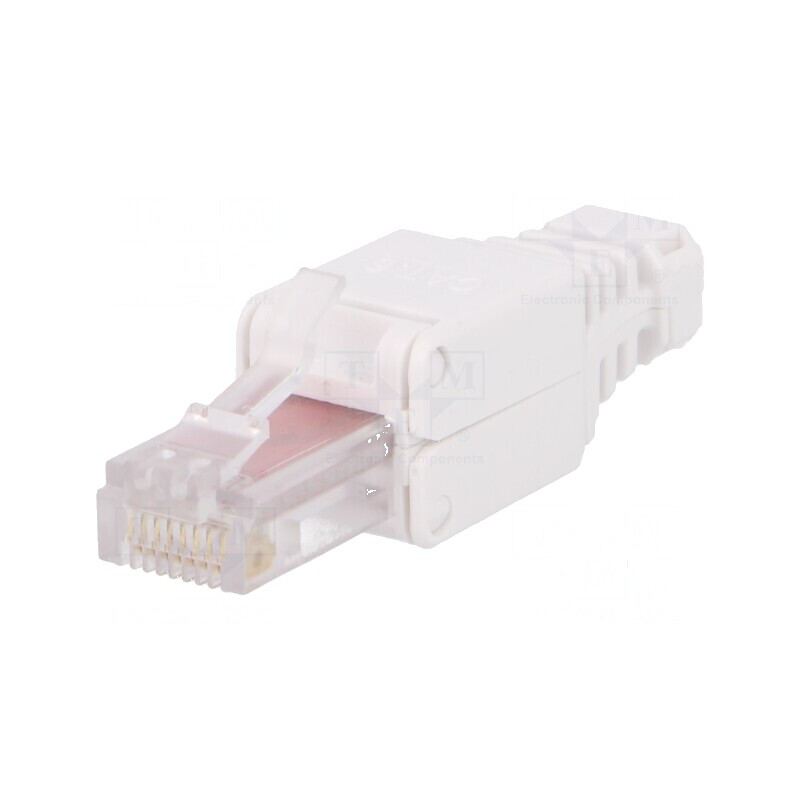 Conector RJ45 Cat 6 8p8c 23AWG-26AWG | Electronic-mag.ro | Componente Electronice