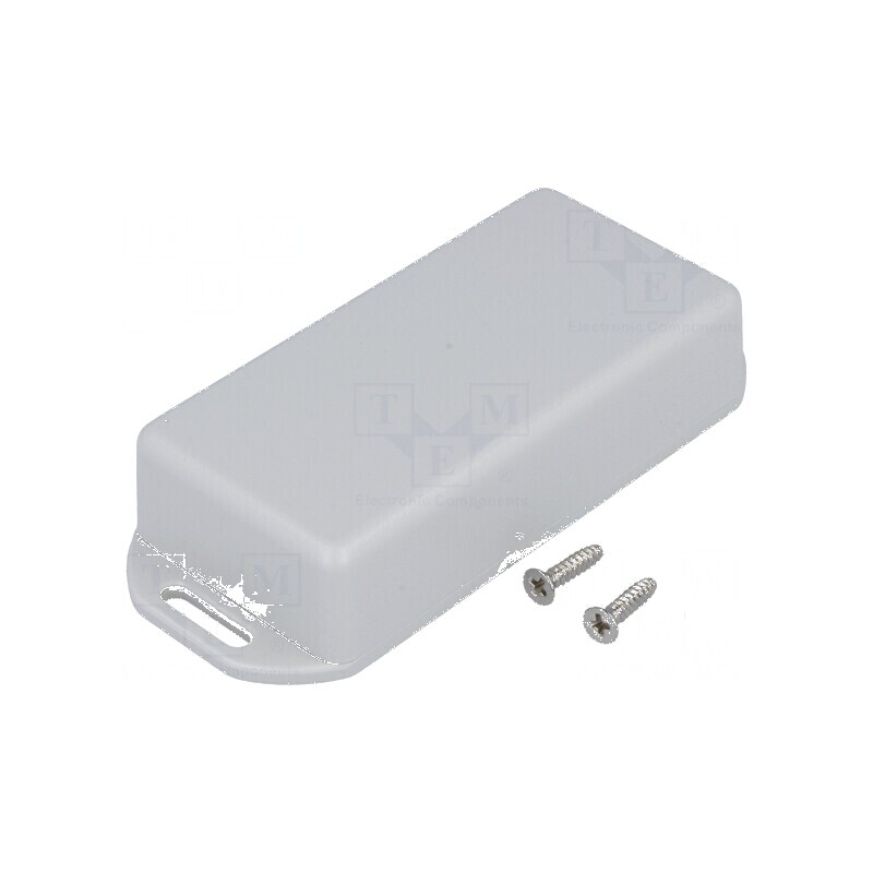 Carcasă universală cu dimensiuni 40mm x 80mm x 20mm și lame de fixare | Electronic-mag.ro | Componente Electronice