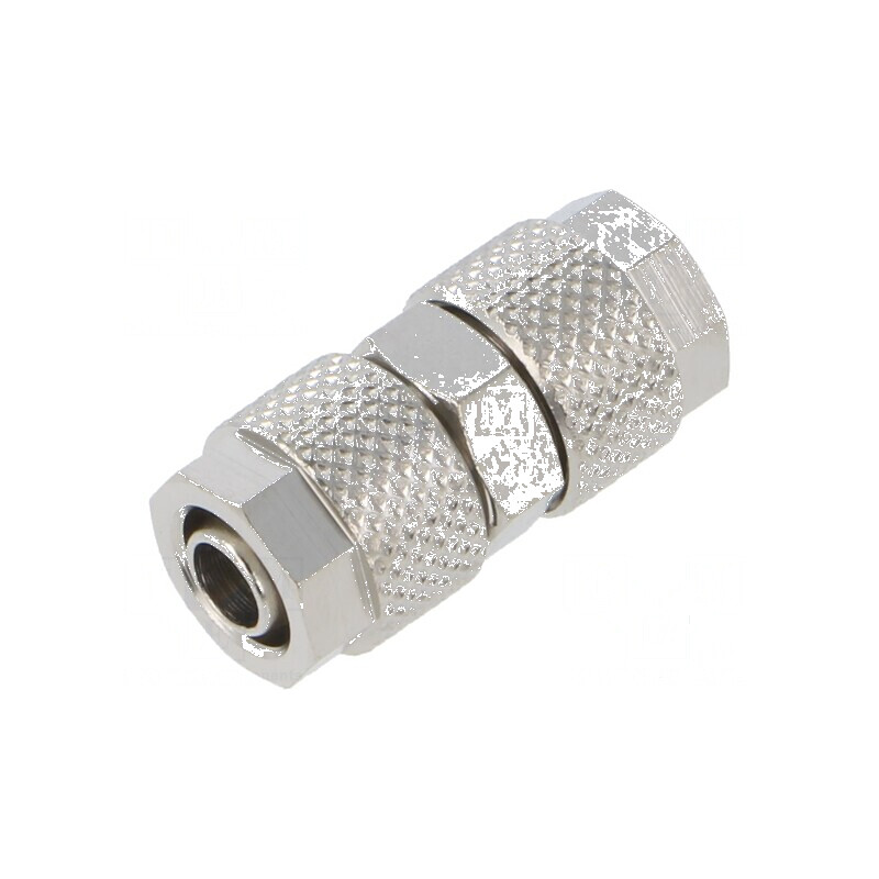 Conector filetabil inline pentru îmbinare max. 15bar din alamă nichelată | Electronic-mag.ro | Componente Electronice