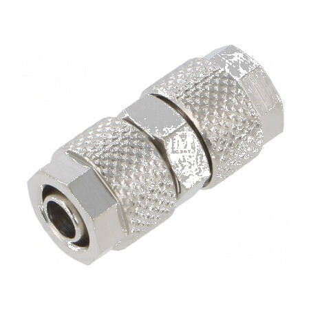 Conector filetabil inline pentru îmbinare max. 15bar din alamă nichelată | Electronic-mag.ro | Componente Electronice