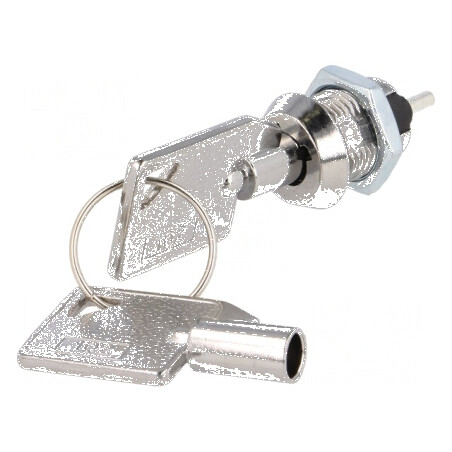 Comutator cu Cheie Poz.i Stab 2 Pini SPST 90° | Electronic-mag.ro | Componente Electronice