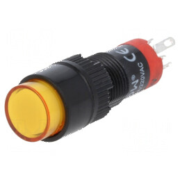 Comutator apăsare Poz 2 SPDT 0,5A 250VAC IP40 | Electronic-mag.ro | Componente Electronice