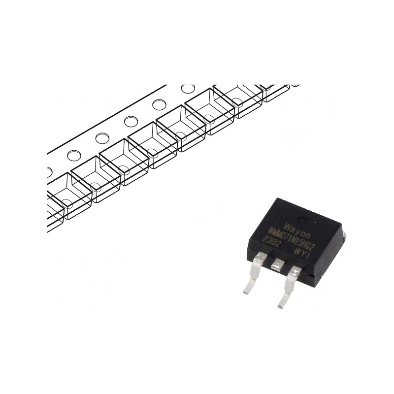 Tranzistor N-MOSFET Unipolar TO263 | Electronic-mag.ro | Componente Electronice