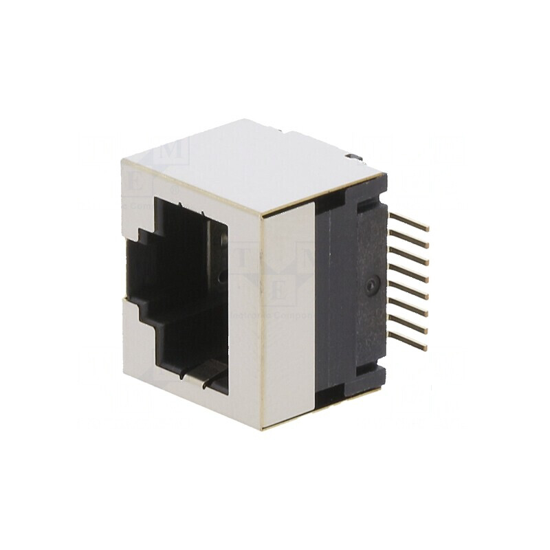 Conector RJ45 soclu aurit 8p8c pentru PCB | Electronic-mag.ro | Componente Electronice Conector RJ45 soclu aurit 8p8c pentru PCB | Electronic-mag.ro | Componente Electronice