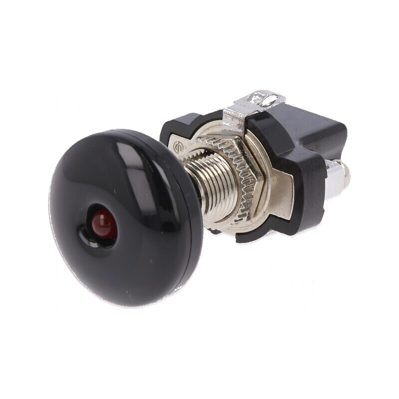 Comutator push-pull 10A 14VDC negru cu LED pe panou | Electronic-mag.ro | Componente Electronice Comutator push-pull 10A 14VDC negru cu LED pe panou | Electronic-mag.ro | Componente Electronice