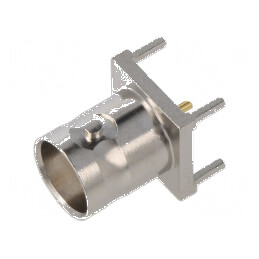 Conector BNC soclu mamă 50Ω THT pentru PCB | Electronic-mag.ro | Componente Electronice