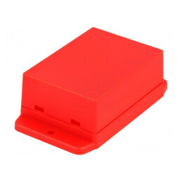 Carcasă universală ABS roșu 50,4mm x 70mm x 29,5mm UL94HB | Electronic-mag.ro | Componente Electronice