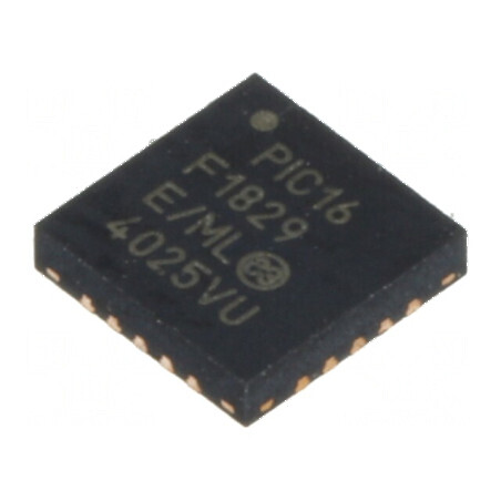 Microcontroler PIC 32MHz 1.8-5.5VDC SMD QFN20 PIC16 | Electronic-mag.ro | Componente Electronice