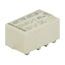 Releu electromagnetic DPDT 3VDC 2A 0,5A/125VAC | Electronic-mag.ro | Componente Electronice