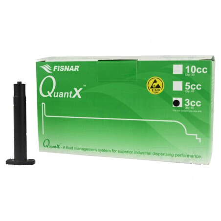 Carcasă seringă 3ml neagră Luer Lock pentru dozatoare QuantX | Electronic-mag.ro | Componente Electronice