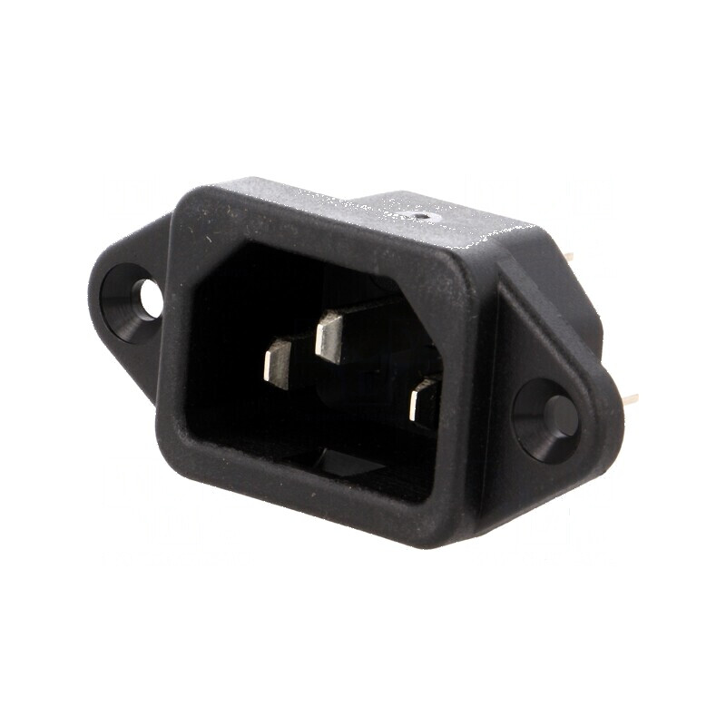 Conector alimentare AC soclu tată 10A 250VAC IEC 60320 6061 | Electronic-mag.ro | Componente Electronice Conector alimentare AC soclu tată 10A 250VAC IEC 60320 6061 | Electronic-mag.ro | Componente Electronice