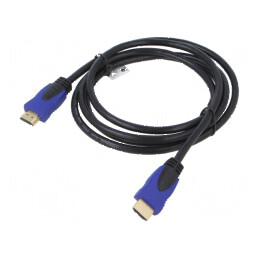 Cablu HDMI 2.0 1,8m negru PVC | Electronic-mag.ro | Componente Electronice