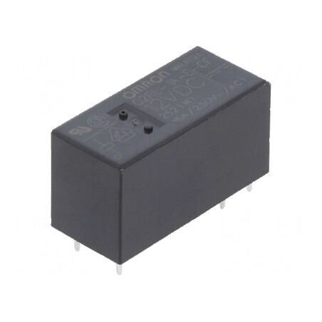 Releu electromagnetic SPST-NO 12VDC 12A/250VAC G2RL | Electronic-mag.ro | Componente Electronice