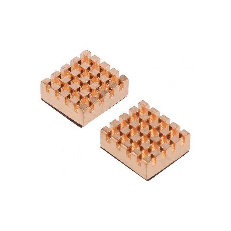 Radiator extrudat cu aripioare pentru Raspberry Pi arămie 13mm | Electronic-mag.ro | Componente Electronice Radiator extrudat cu aripioare pentru Raspberry Pi arămie 13mm | Electronic-mag.ro | Componente Electronice