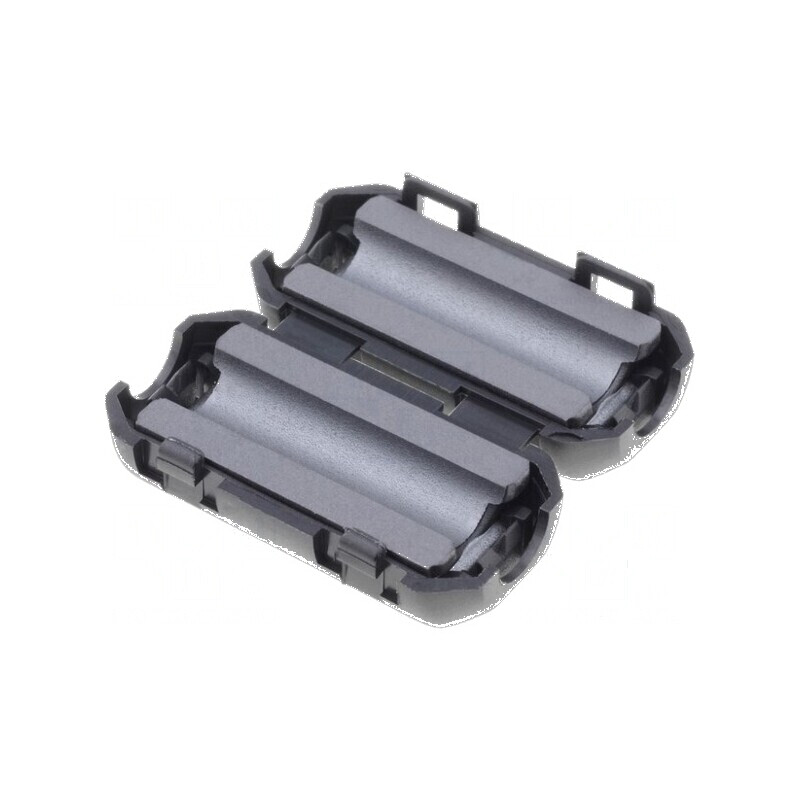 Ferită două piese cablu rotund 4mm 115Ω A17mm B15mm | Electronic-mag.ro | Componente Electronice