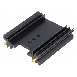 Radiator extrudat TO220 TO3P negru 50,8mm x 45mm x 12,7mm | Electronic-mag.ro | Componente Electronice