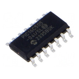 Microcontroler PIC 20MHz GPIO SMD SOIC14 2,5-5,5VDC ICSP | Electronic-mag.ro | Componente Electronice
