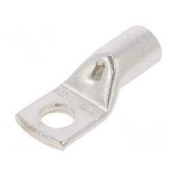 Vârf inelar tubular M12 95mm2 cupru crimpat pe cablu drept | Electronic-mag.ro | Componente Electronice
