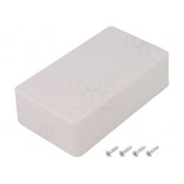Carcasă universală ABS gri 71mm x 124mm x 38mm | Electronic-mag.ro | Componente Electronice