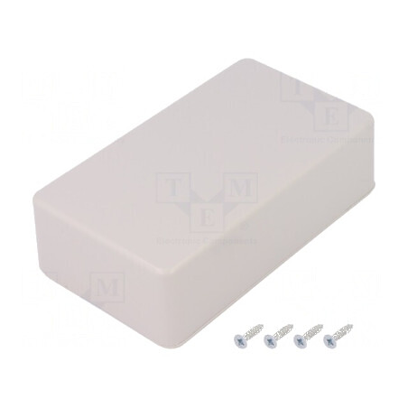 Carcasă universală ABS gri 71mm x 124mm x 38mm | Electronic-mag.ro | Componente Electronice