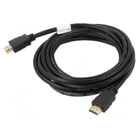 Cablu HDMI 1.4 3m PVC Negru 30AWG | Electronic-mag.ro | Componente Electronice