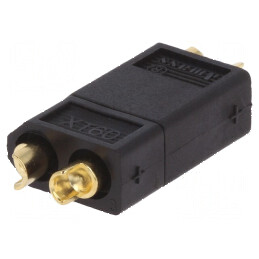 Conector electric negru PIN 2 65A | Electronic-mag.ro | Componente Electronice