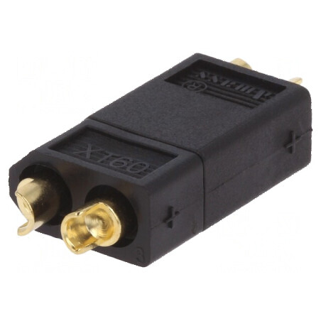 Conector electric negru PIN 2 65A | Electronic-mag.ro | Componente Electronice