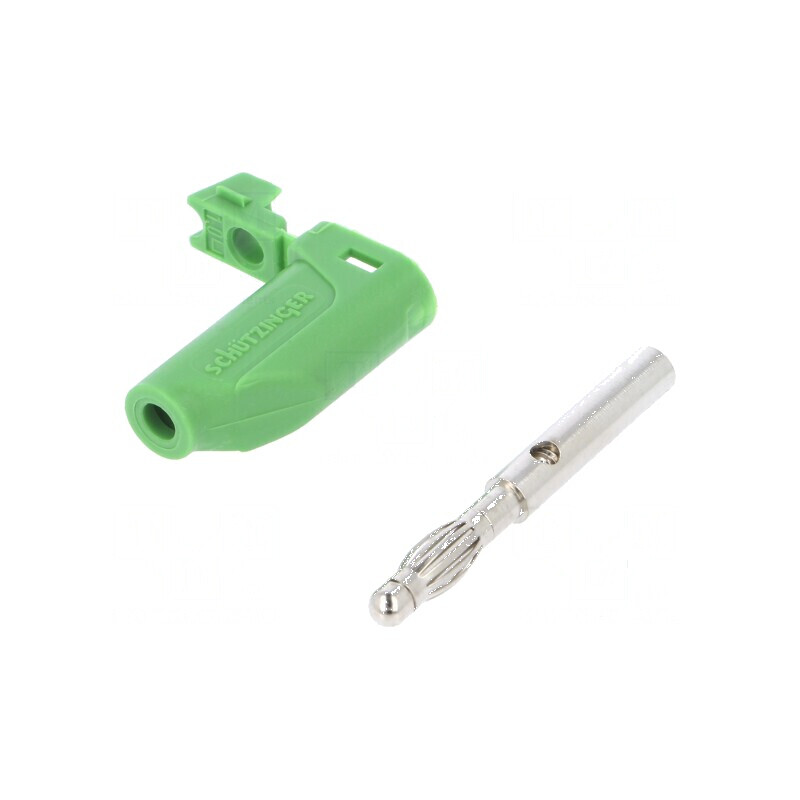 Conector banană 4mm 32A 33VAC 70VDC verde nichelat | Electronic-mag.ro | Componente Electronice Conector banană 4mm 32A 33VAC 70VDC verde nichelat | Electronic-mag.ro | Componente Electronice