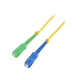 Patch cord fibră optică SC/APC - SC/UPC 5m 9/125um | Electronic-mag.ro | Componente Electronice
